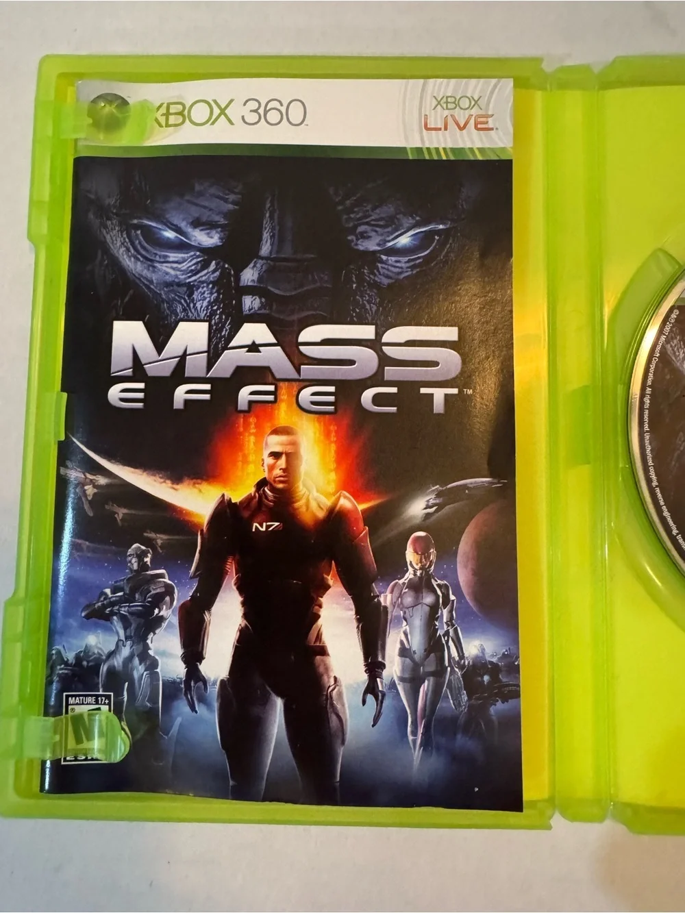Mass Effect - Microsoft Xbox 360 Complete CIB TESTED